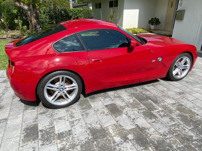 2007 BMW Z4 M Coupe in Imola Red 2 over Black Nappa