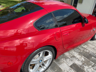 2007 BMW Z4 M Coupe in Imola Red 2 over Black Nappa