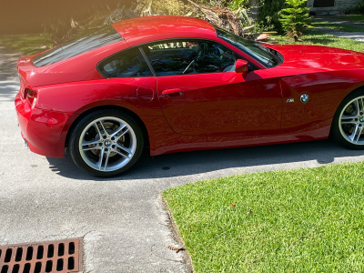 2007 BMW Z4 M Coupe in Imola Red 2 over Black Nappa