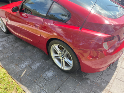2007 BMW Z4 M Coupe in Imola Red 2 over Black Nappa