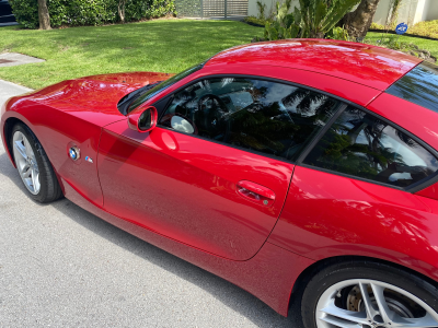 2007 BMW Z4 M Coupe in Imola Red 2 over Black Nappa