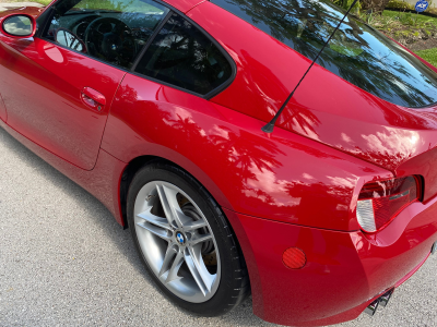 2007 BMW Z4 M Coupe in Imola Red 2 over Black Nappa