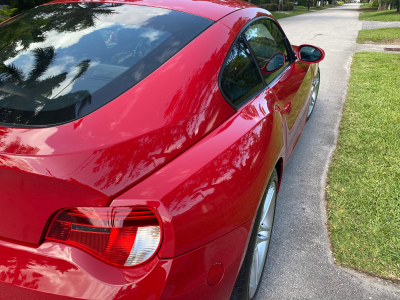 2007 BMW Z4 M Coupe in Imola Red 2 over Black Nappa