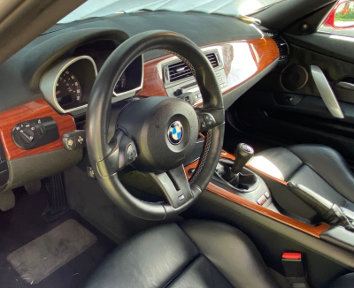 2007 BMW Z4 M Coupe in Imola Red 2 over Black Nappa