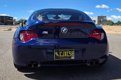 2007 BMW Z4 M Coupe in Interlagos Blue Metallic over Black Nappa