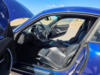 2007 BMW Z4 M Coupe in Interlagos Blue Metallic over Black Nappa