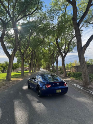 2007 BMW Z4 M Coupe in Interlagos Blue Metallic over Black Nappa