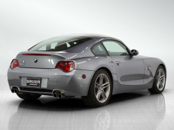 2007 BMW Z4 M Coupe in Silver Gray Metallic over Black Nappa