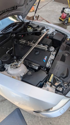 2007 BMW Z4 M Coupe in Titanium Silver Metallic over Black Nappa