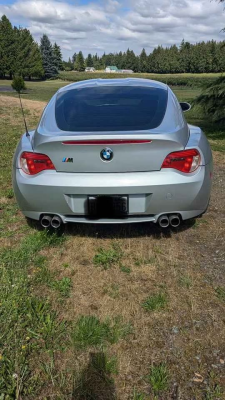 2007 BMW Z4 M Coupe in Titanium Silver Metallic over Black Nappa