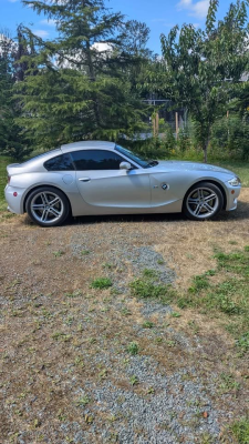 2007 BMW Z4 M Coupe in Titanium Silver Metallic over Black Nappa