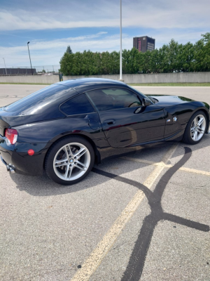 2007 BMW Z4 M Coupe in Black Sapphire Metallic over Dark Sepang Brown Nappa