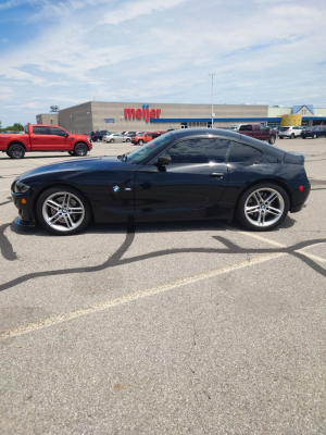 2007 BMW Z4 M Coupe in Black Sapphire Metallic over Dark Sepang Brown Nappa