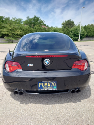 2007 BMW Z4 M Coupe in Black Sapphire Metallic over Dark Sepang Brown Nappa