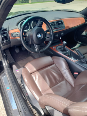 2007 BMW Z4 M Coupe in Black Sapphire Metallic over Dark Sepang Brown Nappa