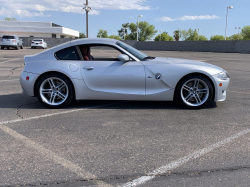 2007 BMW Z4 M Coupe in Titanium Silver Metallic over Imola Red Nappa