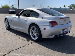 2007 BMW Z4 M Coupe in Titanium Silver Metallic over Imola Red Nappa