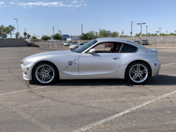 2007 BMW Z4 M Coupe in Titanium Silver Metallic over Imola Red Nappa