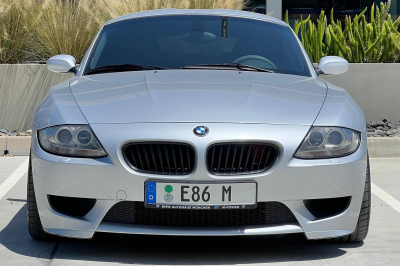 2007 BMW Z4 M Coupe in Titanium Silver Metallic over Black Nappa
