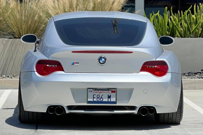 2007 BMW Z4 M Coupe in Titanium Silver Metallic over Black Nappa