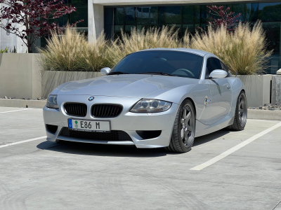 2007 BMW Z4 M Coupe in Titanium Silver Metallic over Black Nappa