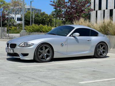 2007 BMW Z4 M Coupe in Titanium Silver Metallic over Black Nappa