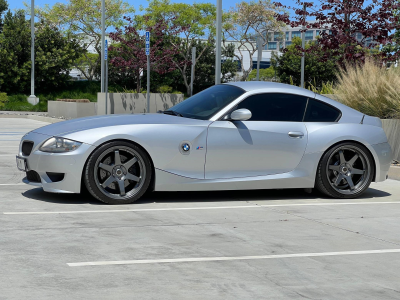 2007 BMW Z4 M Coupe in Titanium Silver Metallic over Black Nappa