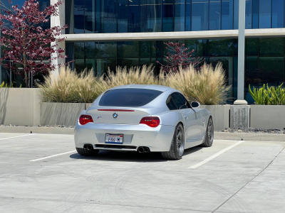 2007 BMW Z4 M Coupe in Titanium Silver Metallic over Black Nappa