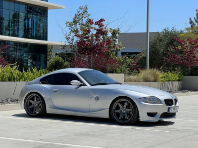2007 BMW Z4 M Coupe in Titanium Silver Metallic over Black Nappa