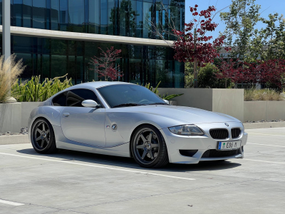 2007 BMW Z4 M Coupe in Titanium Silver Metallic over Black Nappa