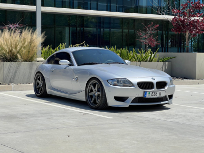 2007 BMW Z4 M Coupe in Titanium Silver Metallic over Black Nappa