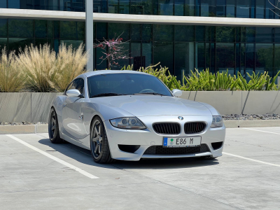 2007 BMW Z4 M Coupe in Titanium Silver Metallic over Black Nappa