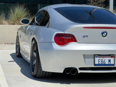 2007 BMW Z4 M Coupe in Titanium Silver Metallic over Black Nappa