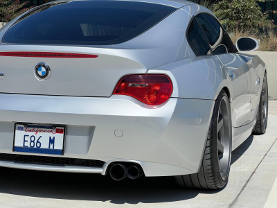 2007 BMW Z4 M Coupe in Titanium Silver Metallic over Black Nappa
