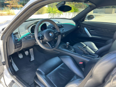 2007 BMW Z4 M Coupe in Titanium Silver Metallic over Black Nappa