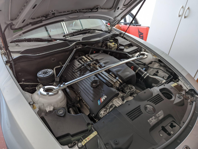 2007 BMW Z4 M Coupe in Titanium Silver Metallic over Black Nappa
