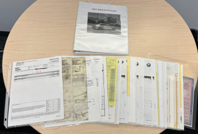 2007 BMW Z4 M Coupe in Titanium Silver Metallic over Black Nappa