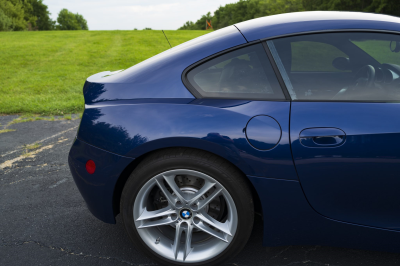 2007 BMW Z4 M Coupe in Interlagos Blue Metallic over Black Extended Nappa
