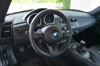 2007 BMW Z4 M Coupe in Interlagos Blue Metallic over Black Extended Nappa