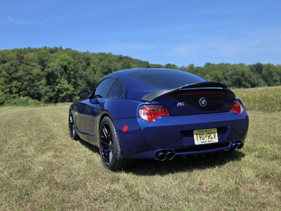 2007 BMW Z4 M Coupe in Interlagos Blue Metallic over Black Nappa