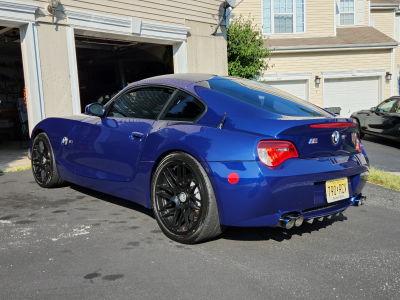 2007 BMW Z4 M Coupe in Interlagos Blue Metallic over Black Nappa