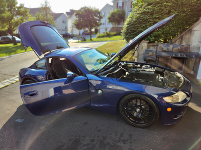 2007 BMW Z4 M Coupe in Interlagos Blue Metallic over Black Nappa