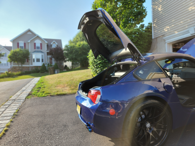 2007 BMW Z4 M Coupe in Interlagos Blue Metallic over Black Nappa