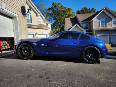 2007 BMW Z4 M Coupe in Interlagos Blue Metallic over Black Nappa
