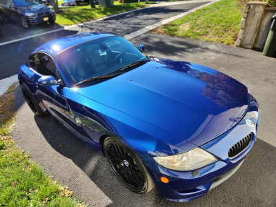2007 BMW Z4 M Coupe in Interlagos Blue Metallic over Black Nappa
