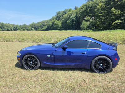 2007 BMW Z4 M Coupe in Interlagos Blue Metallic over Black Nappa