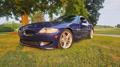 2007 BMW Z4 M Coupe in Interlagos Blue Metallic over Black Nappa