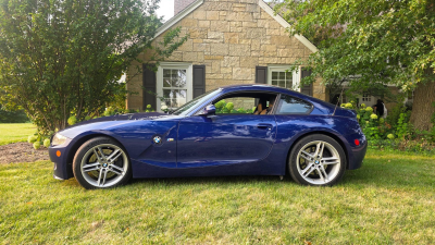 2007 BMW Z4 M Coupe in Interlagos Blue Metallic over Black Nappa