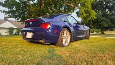 2007 BMW Z4 M Coupe in Interlagos Blue Metallic over Black Nappa