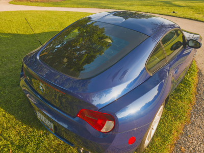 2007 BMW Z4 M Coupe in Interlagos Blue Metallic over Black Nappa
